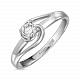 Помолвочное кольцо 585 пробы с бриллиантом R01-SOL82-025-G3 - Фото 5