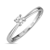 Кольцо с бриллиантом - фото 1 Кольцо с бриллиантом - фото 1