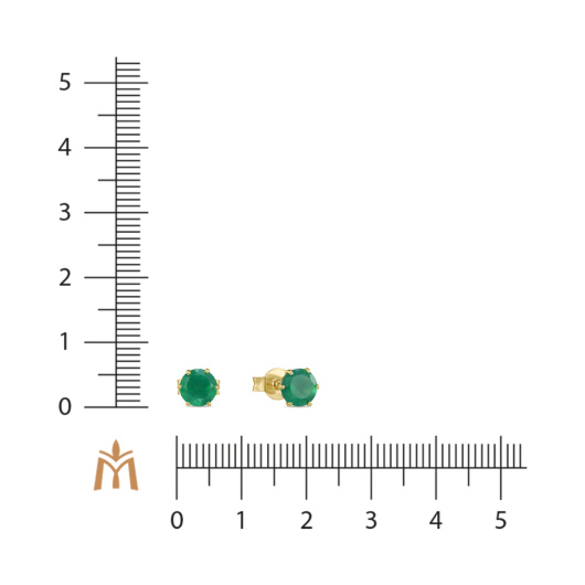 Серьги с агатами