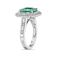 Кольцо с бриллиантом и изумрудом - фото 2 Кольцо с бриллиантом и изумрудом - фото 2