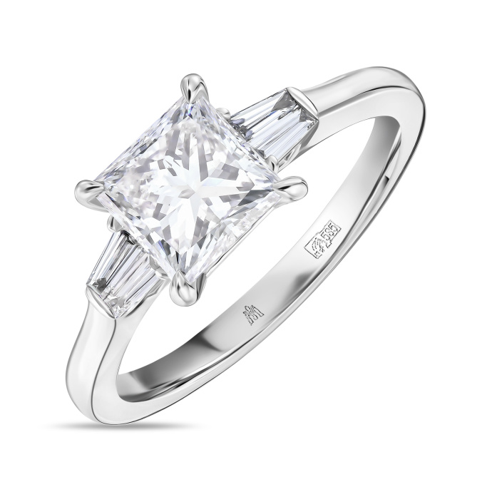 Кольцо с бриллиантом - фото 1 Кольцо с бриллиантом - фото 1