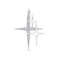 Брошь с бриллиантом - фото 1