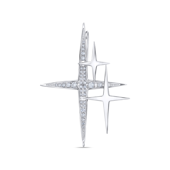 Брошь с бриллиантом - фото 1