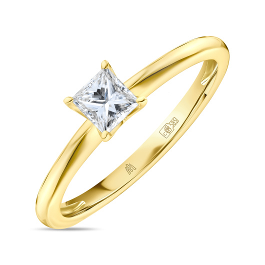 Кольцо с бриллиантом