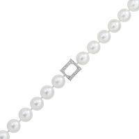 Колье с жемчугом и бриллиантами - фото 2