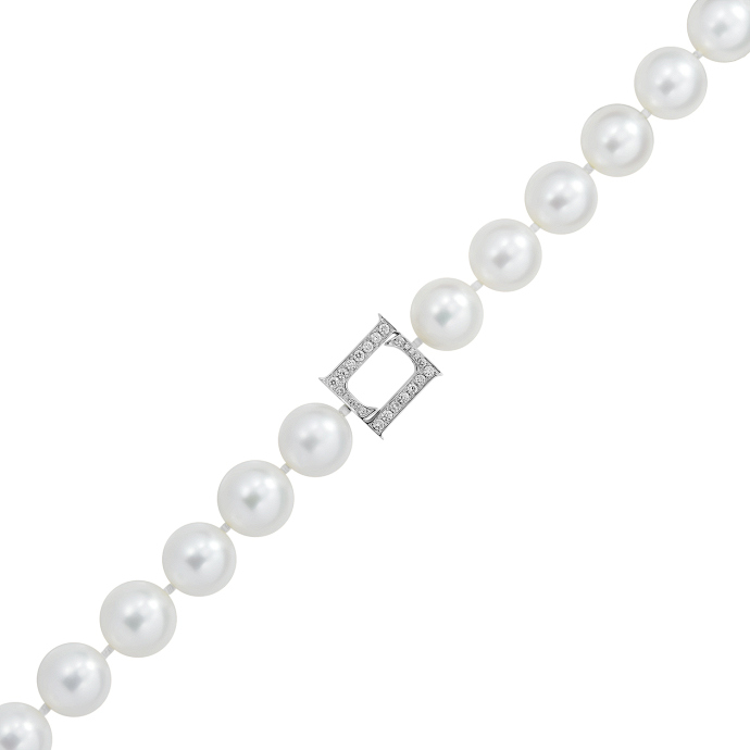 Колье с жемчугом и бриллиантами - фото 2