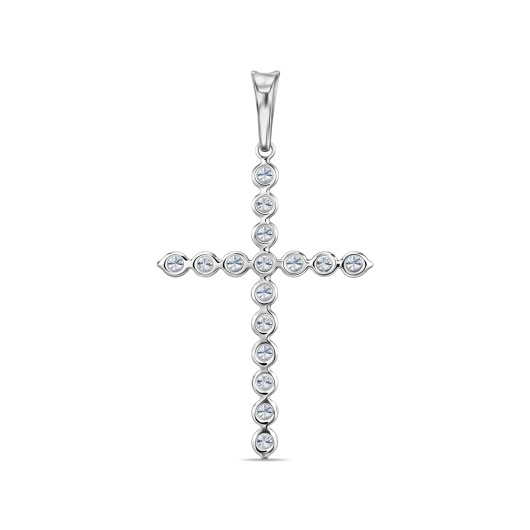 Крест с бриллиантом