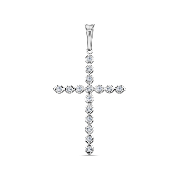 Крест с бриллиантом - фото 1