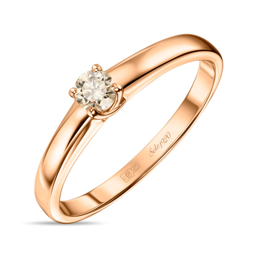 Кольцо с бриллиантом