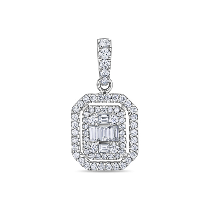 Подвеска с бриллиантами - фото 1