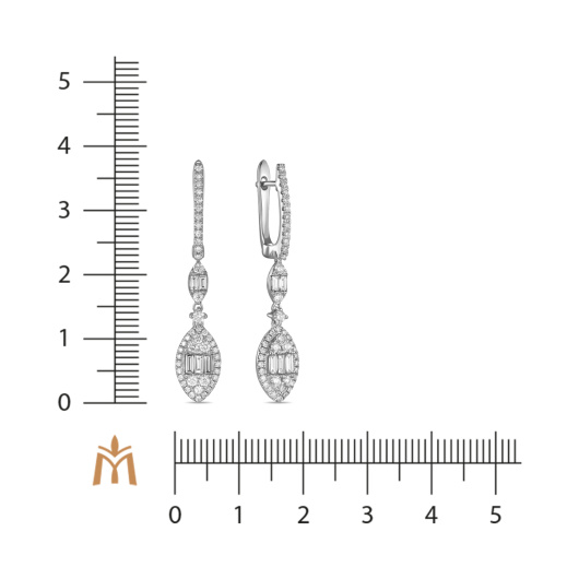 Серьги с бриллиантами