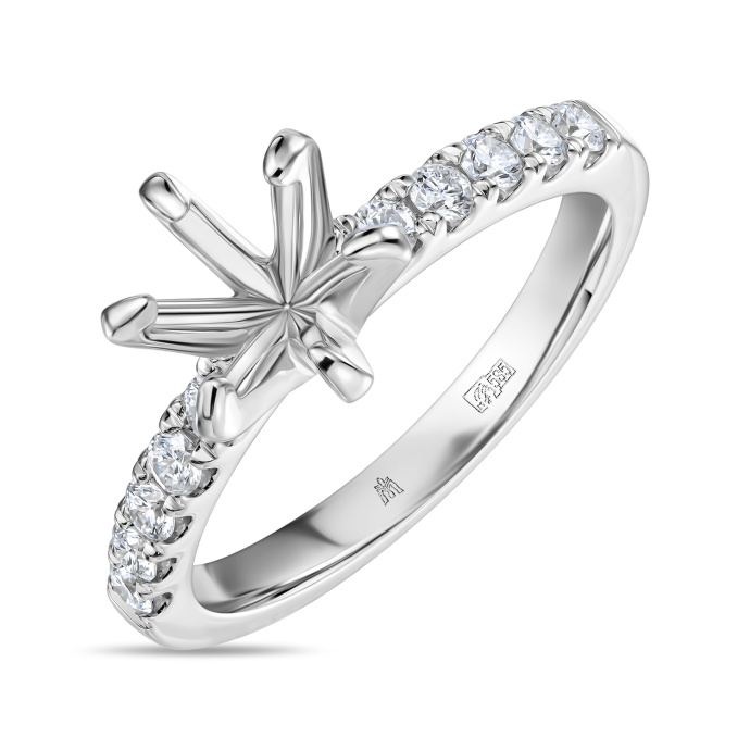 Кольцо с бриллиантами - фото 1