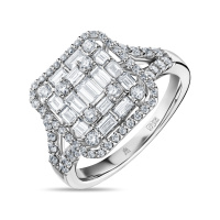 Кольцо с бриллиантами - фото 1 Кольцо с бриллиантами - фото 1