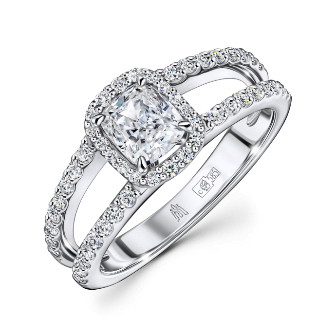 Кольцо с бриллиантами - фото 1