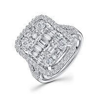 Кольцо с бриллиантами - фото 1