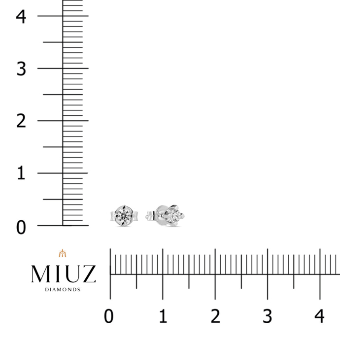 Серьги с бриллиантами - фото 2