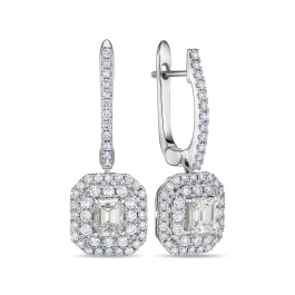 Серьги с бриллиантами