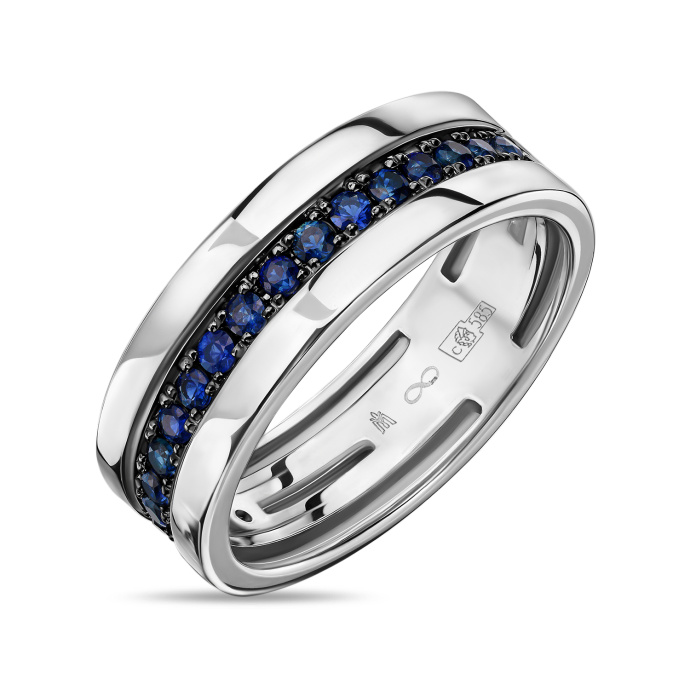 Кольцо с сапфирами - фото 1 Кольцо с сапфирами - фото 1