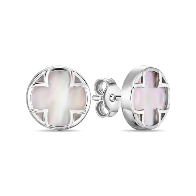 Серьги с перламутром - фото 1