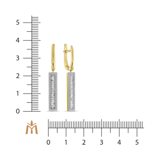 Серьги с бриллиантами