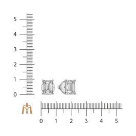 Серьги с бриллиантом