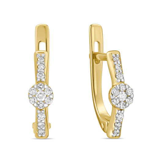 Серьги с бриллиантами