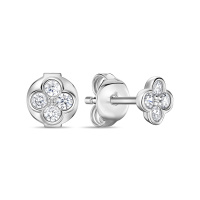 Серьги с фианитами - фото 2