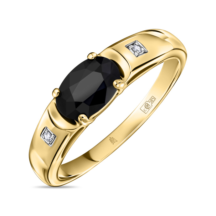 Кольцо с бриллиантами и цветными сапфирами - фото 1 Кольцо с бриллиантами и цветными сапфирами - фото 1