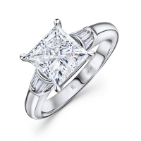 Кольцо с бриллиантом - фото 1