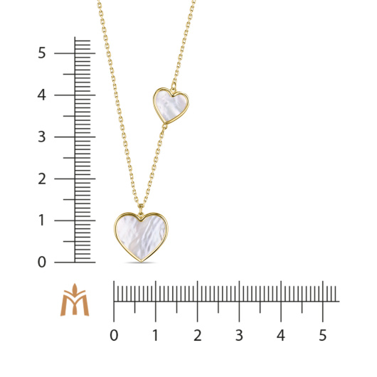 Колье с перламутром