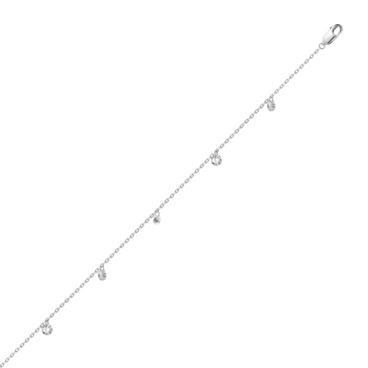 Браслет с фианитами