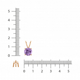 Подвеска с аметистом
