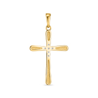 Крест с фианитами - фото 2 Крест с фианитами - фото 2