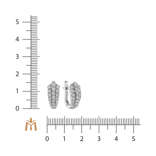 Серьги с бриллиантами