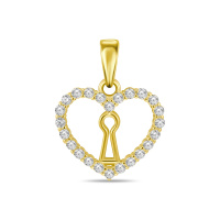 Подвеска с фианитами - фото 1