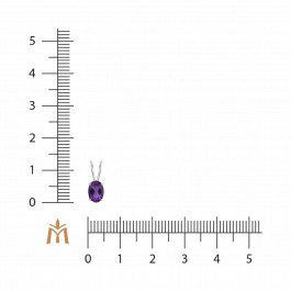Подвеска с аметистом