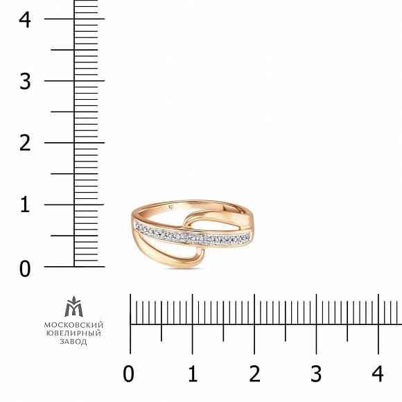 Кольцо с бриллиантами R165-RG34865 - Фото 2