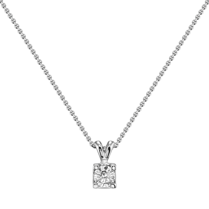 Колье с фианитом - фото 1