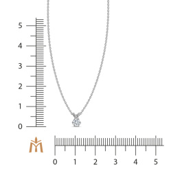 Колье с бриллиантом