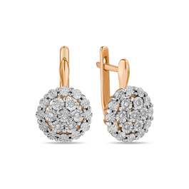 Серьги с бриллиантами