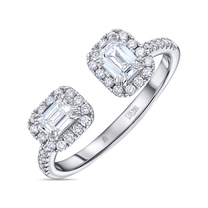 Кольцо с бриллиантами - фото 1