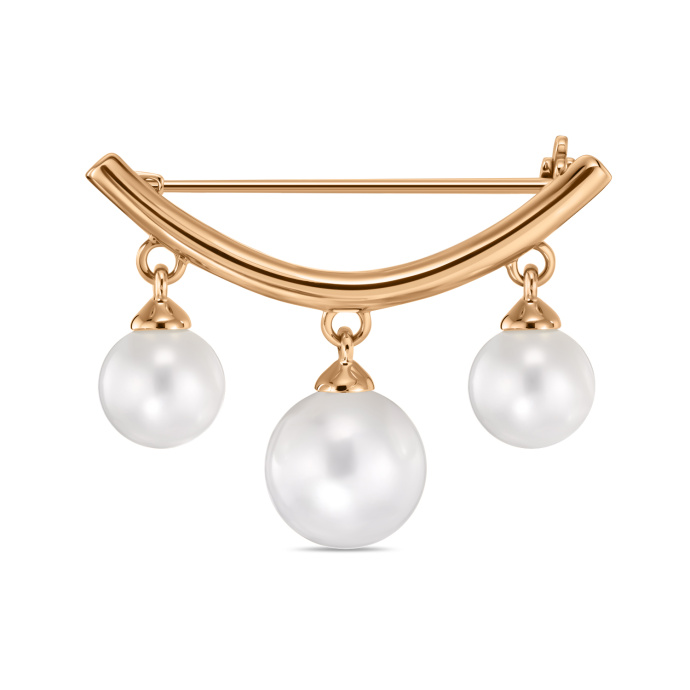 Брошь с жемчугом - фото 1 Брошь с жемчугом - фото 1