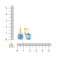 Серьги с топазами - фото 2