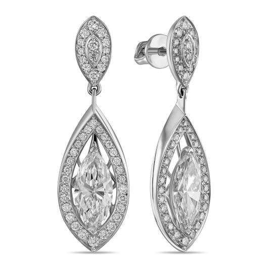 Серьги с бриллиантом