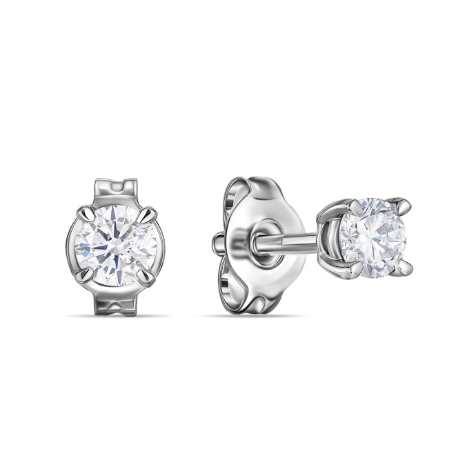 Серьги с бриллиантами - фото 1 Серьги с бриллиантами - фото 1