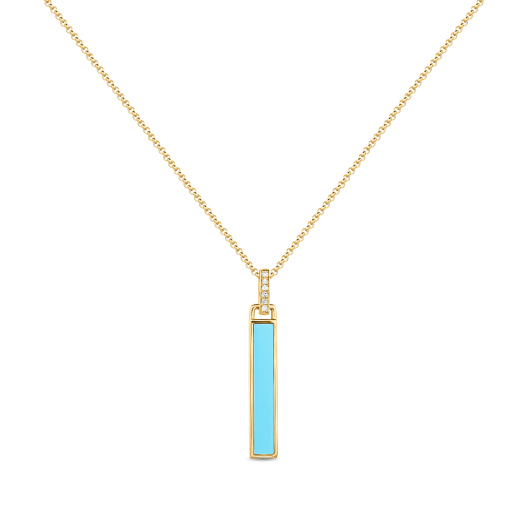 Колье с бирюзой и бриллиантами