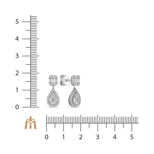 Серьги с бриллиантами