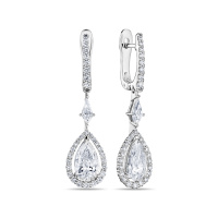 Серьги с бриллиантами - фото 1 Серьги с бриллиантами - фото 1