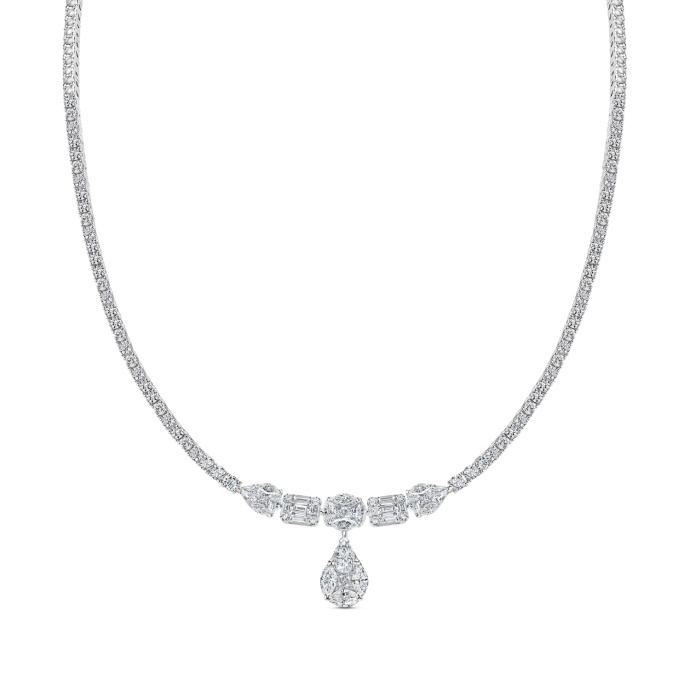 Колье с бриллиантами - фото 1