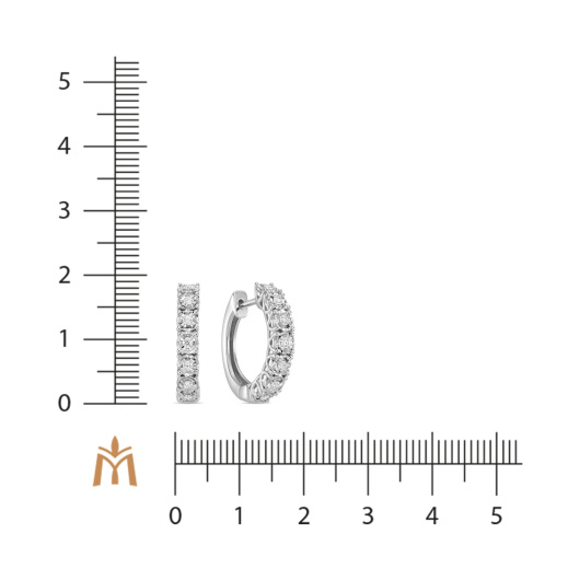 Серьги с бриллиантами